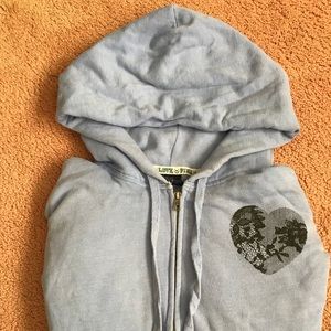 Victoria’s Secret full length hooded zip up